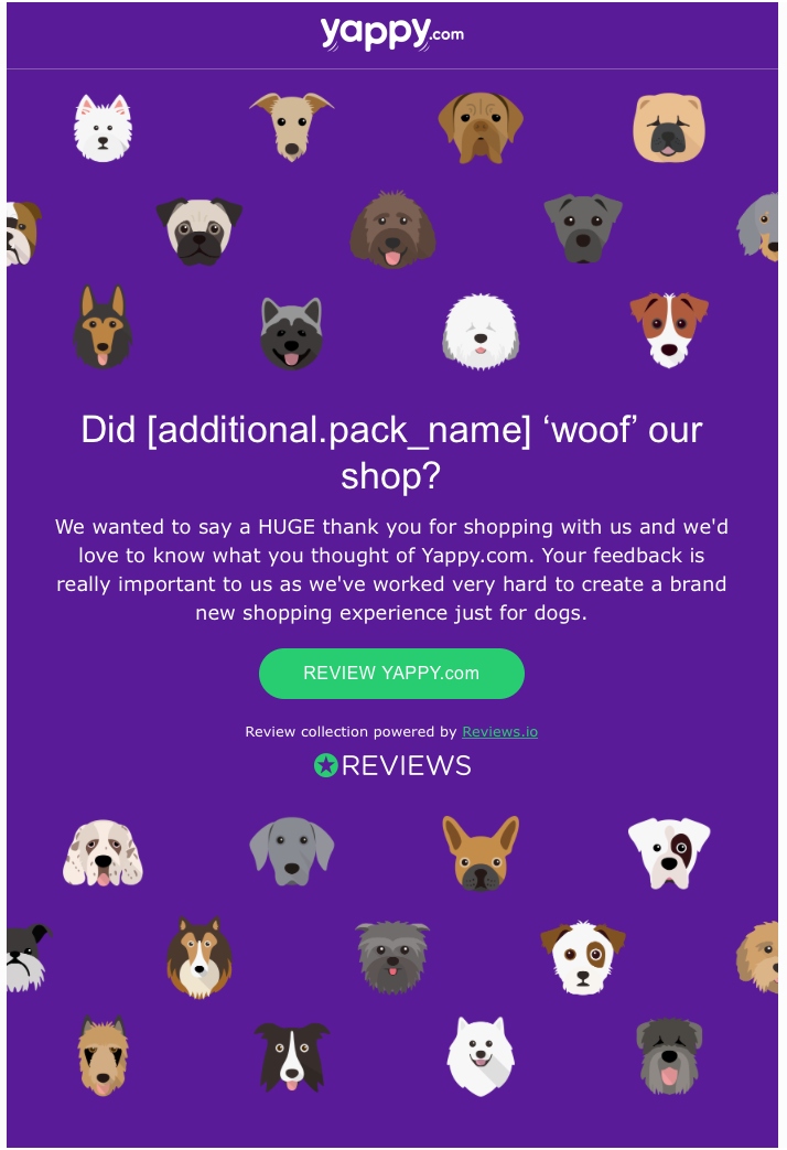 Yappy.com review email