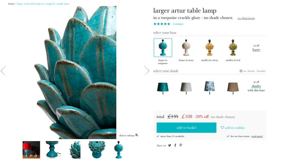 Pooky product page