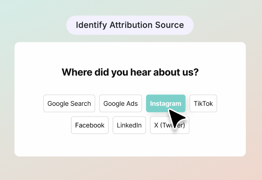 attribution surveys