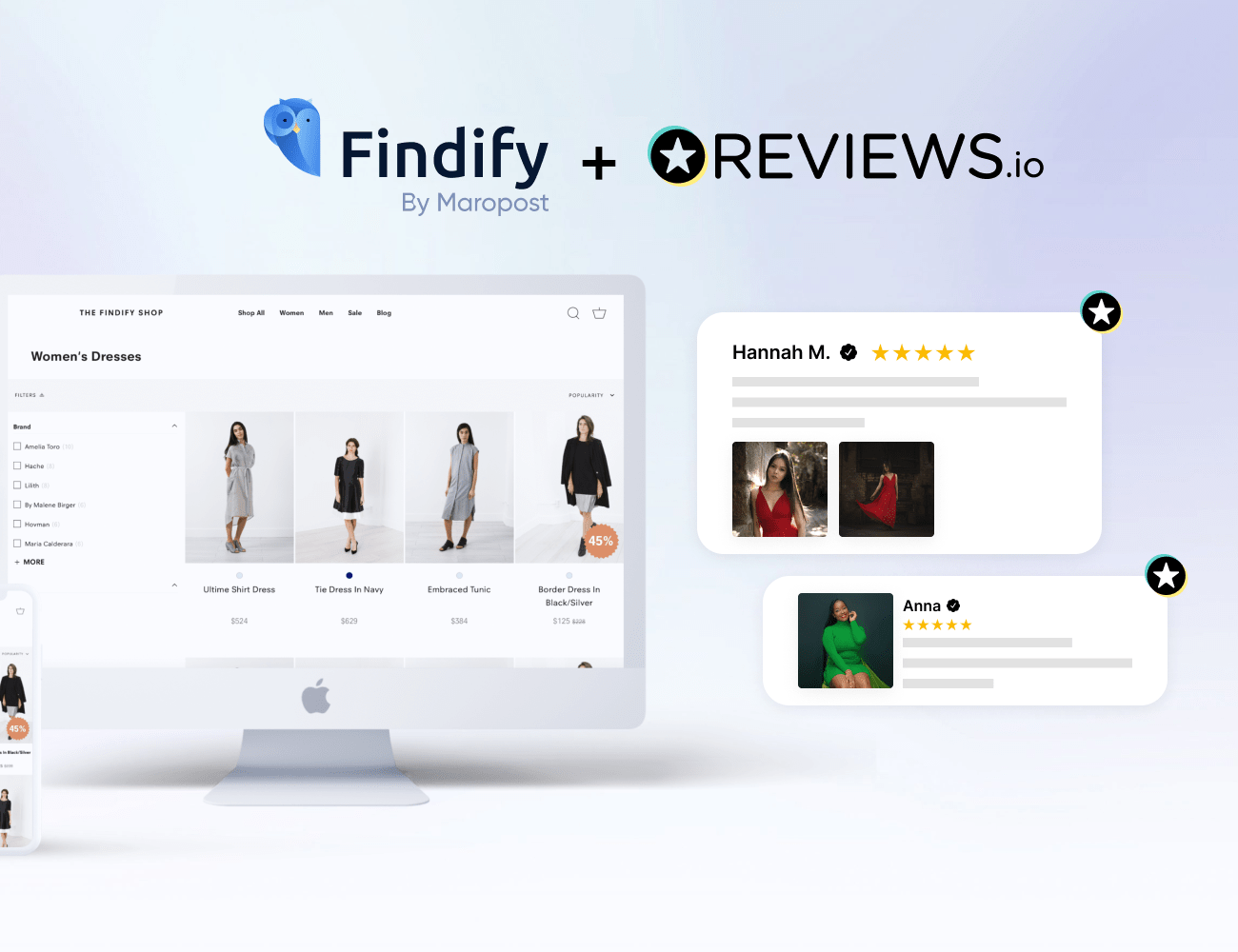 Combine Product Reviews and Personalised Search with REVIEWS.io + Findify
