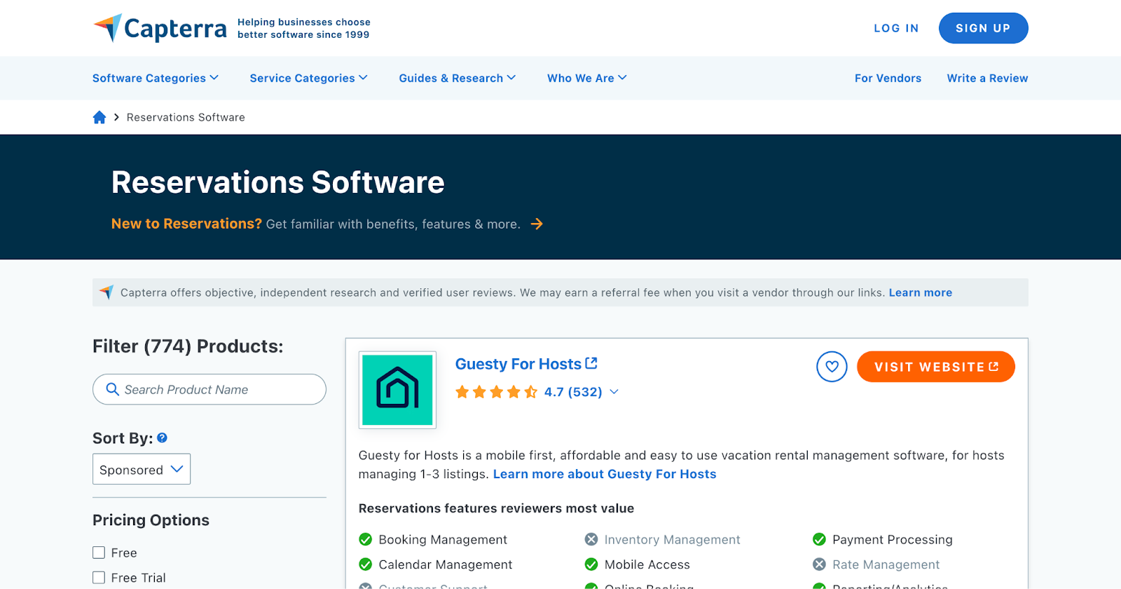 capterra an alternative to g2