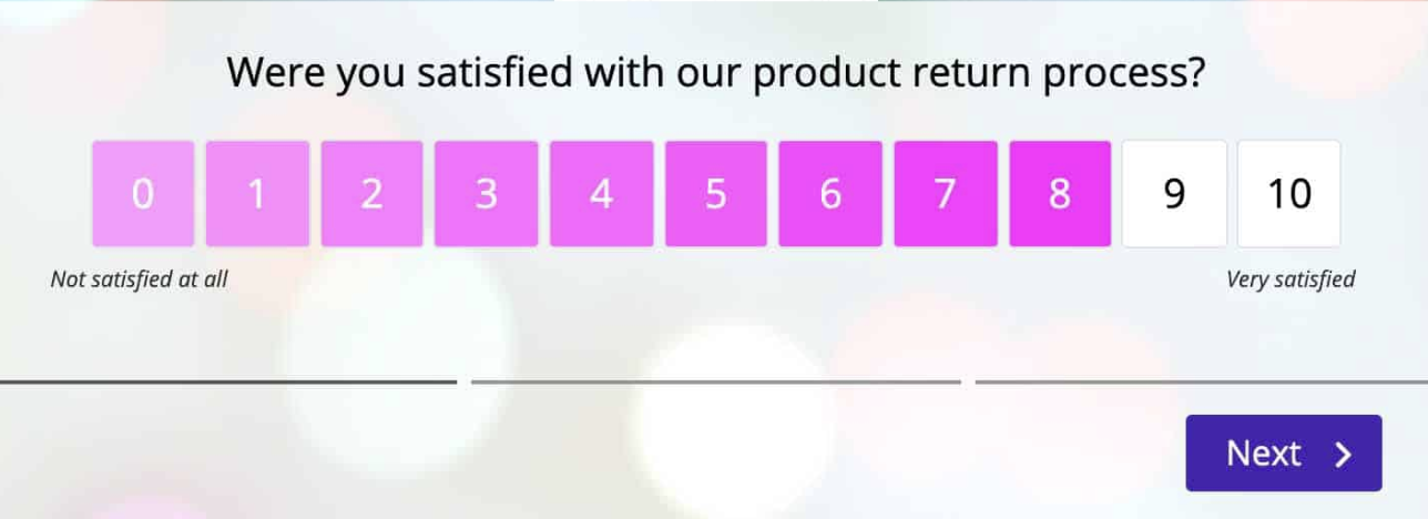 Return and Refund Feedback Survey
