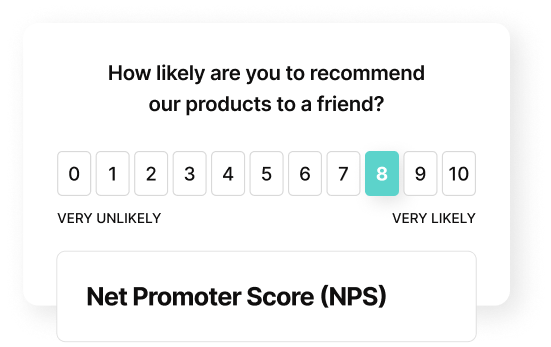Net Promoter Score (NPS) Surveys by Reveiws.io widget