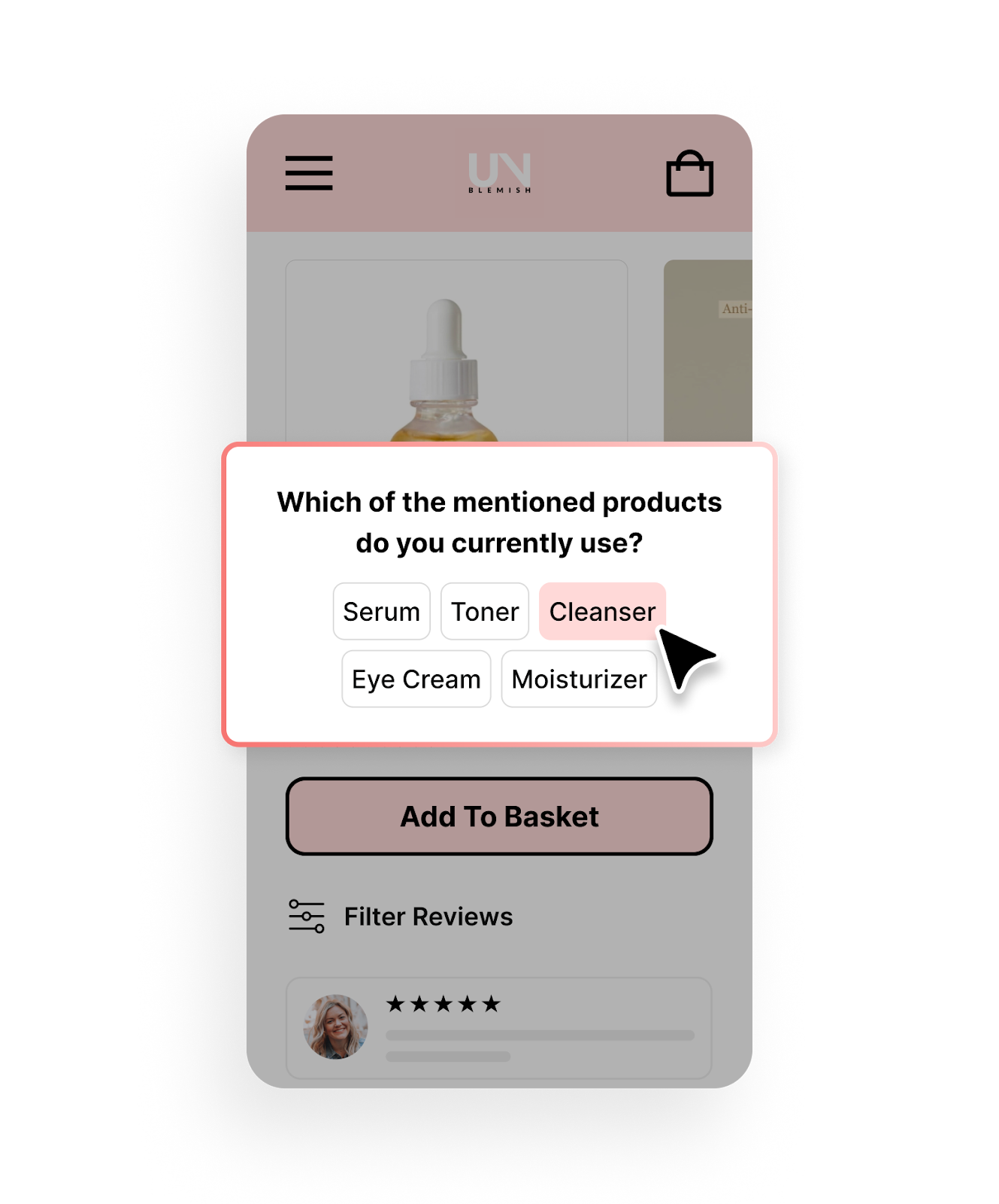 Mix of Survey Question Types - reviews.io