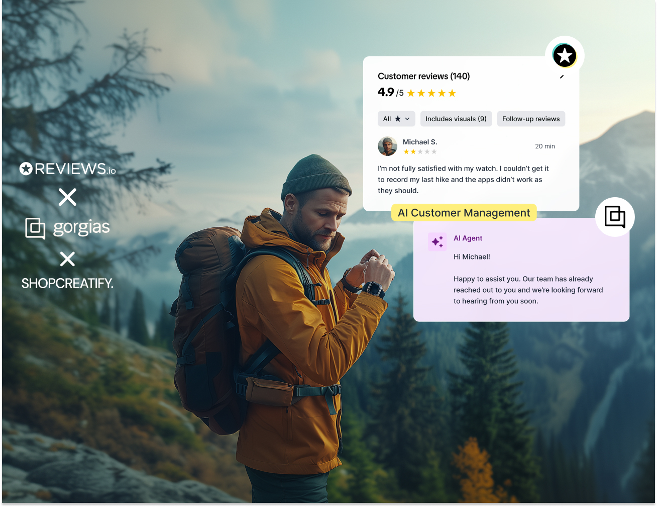 Support That Sells: AI-Driven CX with Gorgias and REVIEWS.io