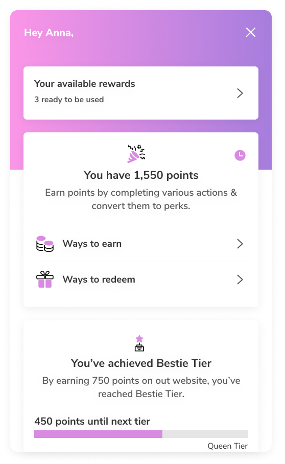 loyalty program by influence